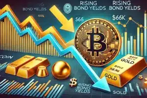Bitcoin Rises as Stocks Slide and U.S. Dollar Weakens