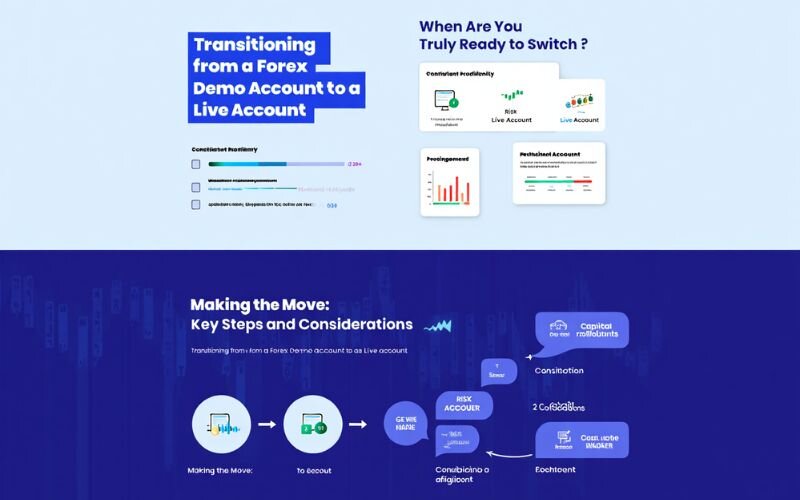 A forex demo account to a live account
