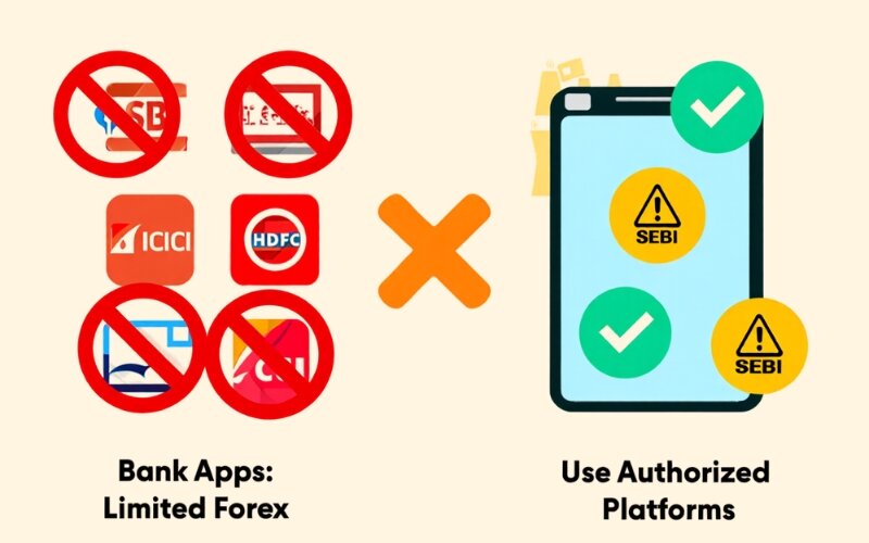 Can you use Indian bank apps for forex trading