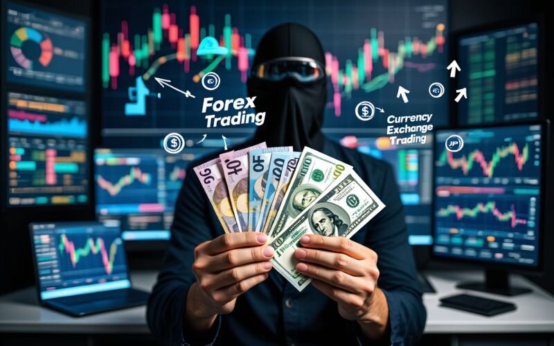 Forex trading is when people buy and sell various currencies to make a profit