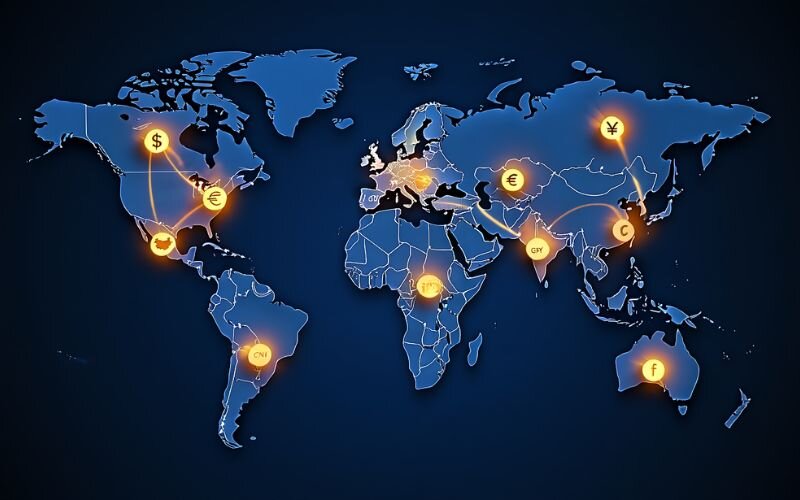 Global trade and investment by companies drive large forex transactions