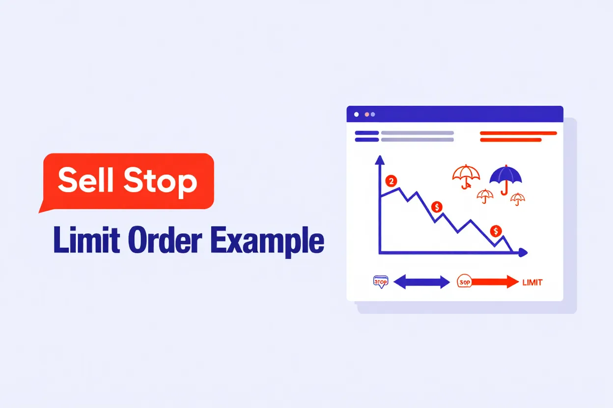 Sell Stop Limit Order Example