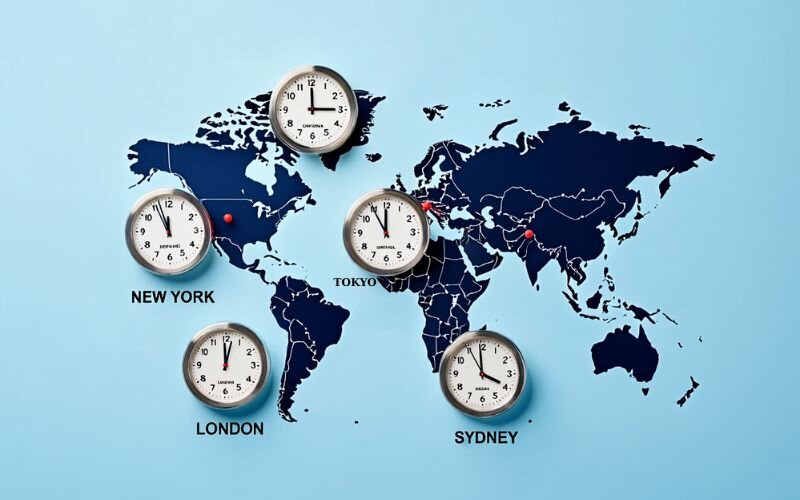 The market runs continuously for 24 hours a day during five weekdays