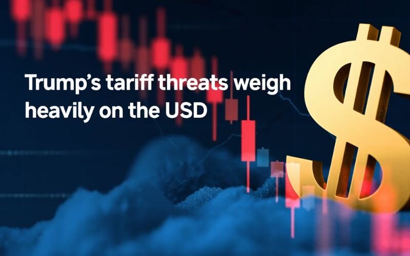 Trump’s tariff threats weigh heavily on the USD