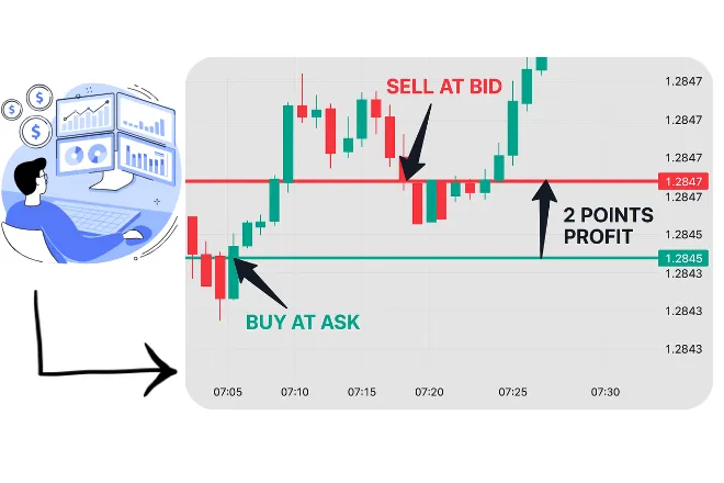 What is scalping in trading?