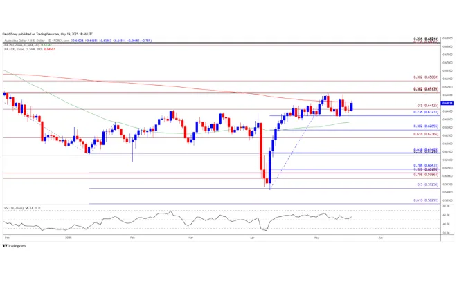 Australian Dollar: AUD/USD Price Chart