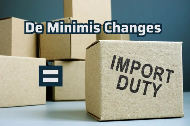 E-commerce and 'De Minimis' Package Issues