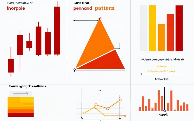 Identify a pennant pattern accurately
